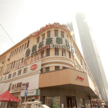 Greentree Inn Liaoning Dalian Railway Station South Shengli Square Express Hotel Exteriör bild